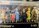 Preiser 1:43 Scale Model Railway Figures 1920S Era "standing Passers-by" #8300. Fixed Price $140.00.