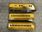 + Marx Prewar Gauge Tin Wind Up Union Pacific M-10000 Streamline 3 Piece Set. Fixed Price $295.00.