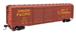 Walthers Ho Scale 50' Aar Improved Double-door Boxcar Union Pacific #160118. Fixed Price $33.98.