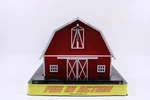 Rail King By Mth Gauge 30-90502 Red Brown Roof Barn Building. Fixed Price $69.95.
