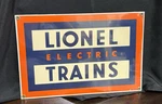Andy Rooney Lionel Electric Trains 12X8" Metal Model Railroad Sign. Fixed Price $29.99.