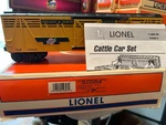 Lionel 6-19828 Cnw Cattle Car With Stockyard Nib. Fixed Price $95.99.