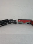 Working #666 Marx Cast Metal 2-4-2 Steam Locomotive Tender Boxcar & Caboose. Fixed Price $55.96.