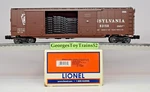 Lionel 3-RAIL #83158 Prr Pennsylvania 50' Dd Aar Box Car W/auto Frames 6-17281. Fixed Price $50.00.