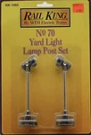 Mth Railking No. 70 Yard Light Lamp Post Accessory Set 30-1060! Gauge Train. Fixed Price $24.99.