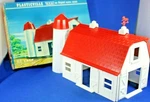 Plasticville O/s #1811- Barn- Complete Htf Box. Fixed Price $35.00.