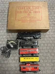 + Marx Nickel Plate Road 0-4-0 Steam Locomotive 3 Car Freight Set 10500 #2. Fixed Price $95.00.