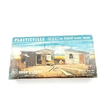 Vintage 0-S Plasticville 1627 100 Marbled Hobo Shacks. Roof Piping Missing. Fixed Price $39.99.