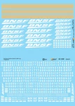 Microscale 48-1288 Burlington Northern Santa Fe Bnsf Swoosh Freight Car Decals. Fixed Price $15.99.