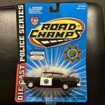 Road Champs 1/43 1957 California Highway Patrol Cruiser #46104. Fixed Price $9.00.