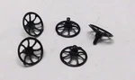 5 Lionel Plastic Brake Wheels! Scale & Gauge Freight Car Part Black!. Fixed Price $9.75.