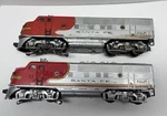 Vtg Lionel 2343 Santa Fe Locomotive & Dummy Gauge 2333-20 Made In Usa JJ5. Fixed Price $164.99.