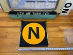 R27/30 1984 Nycta Subway Roll Sign Line Brooklyn Broadway Herald Square. Fixed Price $139.95.