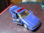 Road Champs 1993 Ford Crown Victoria Michigan State Police Blue Diecast 1/43. Fixed Price $6.99.