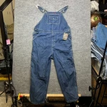 Craftsman Bib Overall Men's Blue Denim Pockets Straight Leg Workwear - 46X31 Nwt. Fixed Price $26.99.