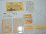 Scale Champ Decals OB-6 Union Pacific Box Car. Fixed Price $12.00.