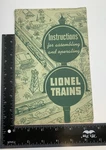 Lionel "instructions For Assembling & Operating Trains" Booklet 926-51. Fixed Price $9.00.