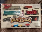 Vintage Bachmann Diesel Express Ho Electric Train Set Lighted Locomotive Sealed. Fixed Price $79.50.