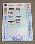 Nos Freight Car Microscale Decals Urban Grafitti 60-1155 Free Shipping!. Fixed Price $10.00.