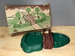 1950 Plasticville Scale Bridge And Pond BL-2 Original W/box. Fixed Price $12.99.