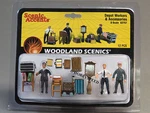 Woodland Scenics A2757 Depot Workers Figures Gauge Crates Train People WDS2757. Fixed Price $24.84.