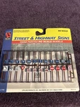 Life-like #1116 Ho Scale Street & Highway Signs New Sealed. Fixed Price $9.99.