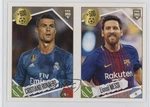 2017 Fifa 365 Album Stickers Black Back Cristiano Ronaldo Lionel Messi #501 E7Q. Fixed Price $38.78.