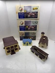 K-lineville Scale Buildings. Built And Kits Box. Gas Station, Barn, House.. Fixed Price $35.00.