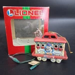 (b) Lionel 37-618 Collector's Lighted Circus Car Christmas Ornament. Fixed Price $10.99.