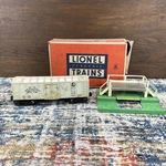 Vtg Lionel #3472 Operating Milk Car With Platform , Box. Fixed Price $19.99.