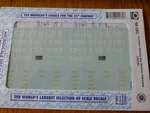 Microscale #48-282 Southern Railway Bay Window Cabooses 1960-90 (decal Sheet). Fixed Price $7.75.