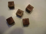 Lionel 3814-53 Brown Merchandise Cubes, (set Of 5). Fixed Price $13.95.