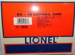 Lionel 6-18238 Gauge Conrail SD70 Diesel Locomotive W/railsounds #4145 Ex/box. Fixed Price $299.99.