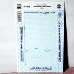 Southern Pacific Rr Gmdd GP60S Diesel Speed Letter 1991+ Microscale Decal 87-646. Fixed Price $6.95.