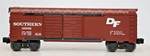 Lionel 19208 Southern Dbl Dr Tuscan "df" Boxcar Sr Gauge 1:48 Scale Brown. Fixed Price $24.99.