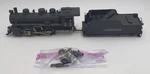 Toby Scale 2-RAIL Brass 0-6-0 Usr Steam Locomotive & Tender. Fixed Price $249.99.