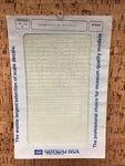 Microscale Decal Ho 87-210-1: Extended Gothic, Ny, Dh& Style White. Fixed Price $10.00.