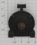 Lionel 261-2X Black Boiler Front With Flag Holders And Latch. Fixed Price $11.00.