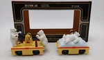 K-line K2625-02 Gauge Coca Cola Polar Bear Handcar & Trailer Ln/box. Fixed Price $62.99.