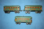 Lionel Pre-war Gauge #607, & #608 Pullman Observation Passenger Cars. Fixed Price $89.96.