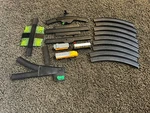 Vtg 1990 Remco Freight All Aboard Mini Railroad Train Set W Track Parts Untested. Fixed Price $9.49.