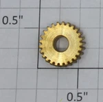 Lionel 41-12 25-TOOTH Id 3/16" X Od 9/16" Brass Worm Wheel Drive Gear (10). Fixed Price $50.00.