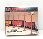 Lionel 6- 2181 Set Of 9 O/O27 Gauge Telephone Poles Damage Box Fair Used Condit. Fixed Price $15.75.