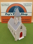 Plasticville, Usa 0/027/S Gauge Parish Church Building Kit #CC-9. Fixed Price $15.75.