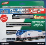 New Kato Phase 4-CAR Set P42 Amfleet Viewliner Intercity Express 106-6285. Fixed Price $164.45.