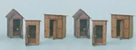 Banta Modelworks 6021 Scale Outhouse Collection (6 In 1). Fixed Price $36.69.