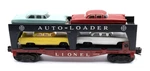 Lionel Post War 6414 Evans Loader With Cars Automobile. Fixed Price $65.00.