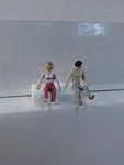 Arttista #1494 - Two Young Lovers For Pedal Boat Scale Figures Model Trains. Fixed Price $19.80.