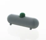 Liquid Petroleum Propane Tank 1:50 Gray Plastic 3D To Scale Diorama 50-320-GY. Fixed Price $7.50.