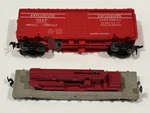 Lionel Ho 0847 Explosives Exploding Box Car & 0850 Army Rocket Launcher. Fixed Price $32.00.